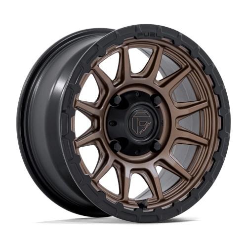 FV866 PISTON UTV MATTE BRONZE W/ MATTE BLACK LIP 7x15 5/114,3 ET10 CB72.6 60°