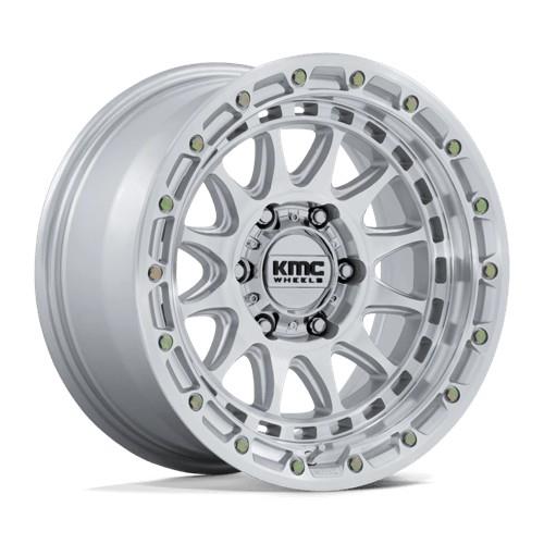 KM556 CRUX GLOSS SILVER W/ MACHINED FACE 8,5x17 5/127 ET0 CB71.5 60°