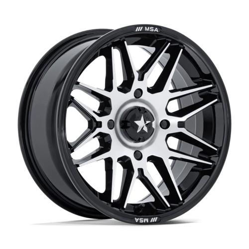M52 RADAR UTV GLOSS BLACK MACHINED 7x14 5/114,3 ET10 CB72.6 60°