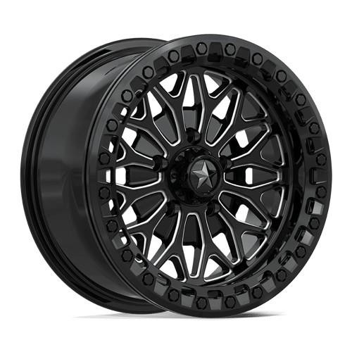 MA53 BOLO UTV BEADLOCK GLOSS BLACK MILLED 7x15 5/114,3 ET10 CB72.6 60°