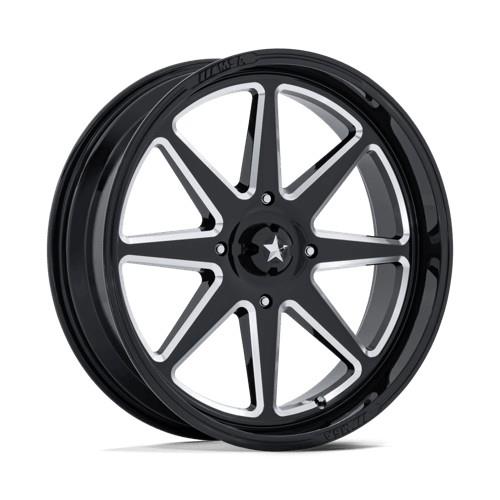 M54 SPARK UTV GLOSS BLACK MILLED 7x14 4/110 ET10 CB86.0 60°