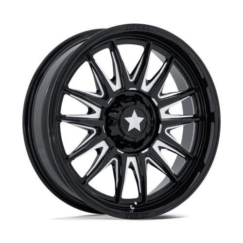 M55 COMMANDER UTV GLOSS BLACK MILLED 7x15 4/110 ET10 CB86.0 60°