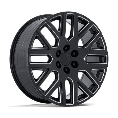 PR231 GLOSS BLACK MILLED 9x22 6/139,7 ET28 CB78.1 60°