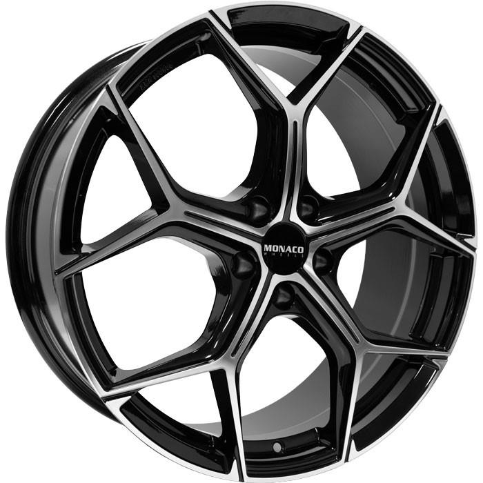 GP16 Black Polished 8x18 5/108 ET45 60°