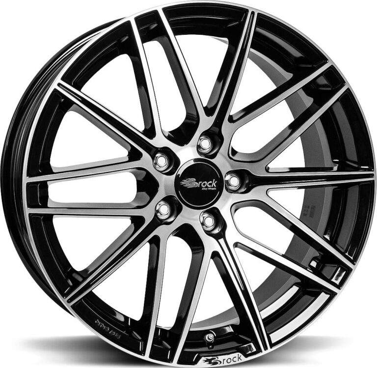 BROCK B34 Black Full Pol 8x18 5/115 ET40 CB70.2 60°