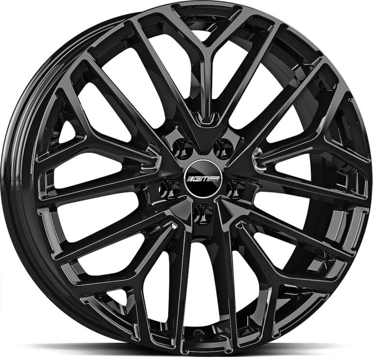 GMP Materia Glossy Black 10x20 5/130 ET39 CB66.5 R14
