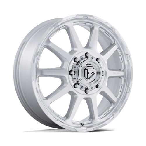 D912 CIRCUIT DUALLY GLOSS SILVER W/ MACHINED FACE 8,25x20 8/200 ET105 CB142.0 60°