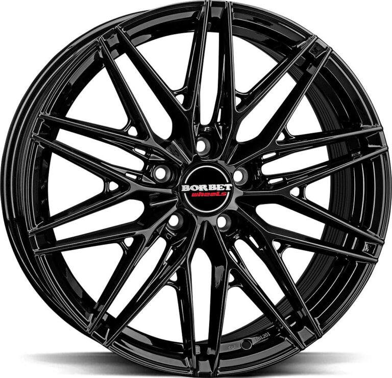 BORBET FB1 Black Glossy 8x18 5/112 ET40 CB72.5 60°