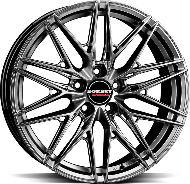 BORBET FB1 Hyper Black Silv 8x18 5/112 ET40 CB72.5 60°