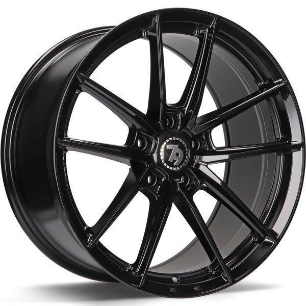 SCF-A Black Glossy 9,5x19 5/120 ET38 CB74.1 60°