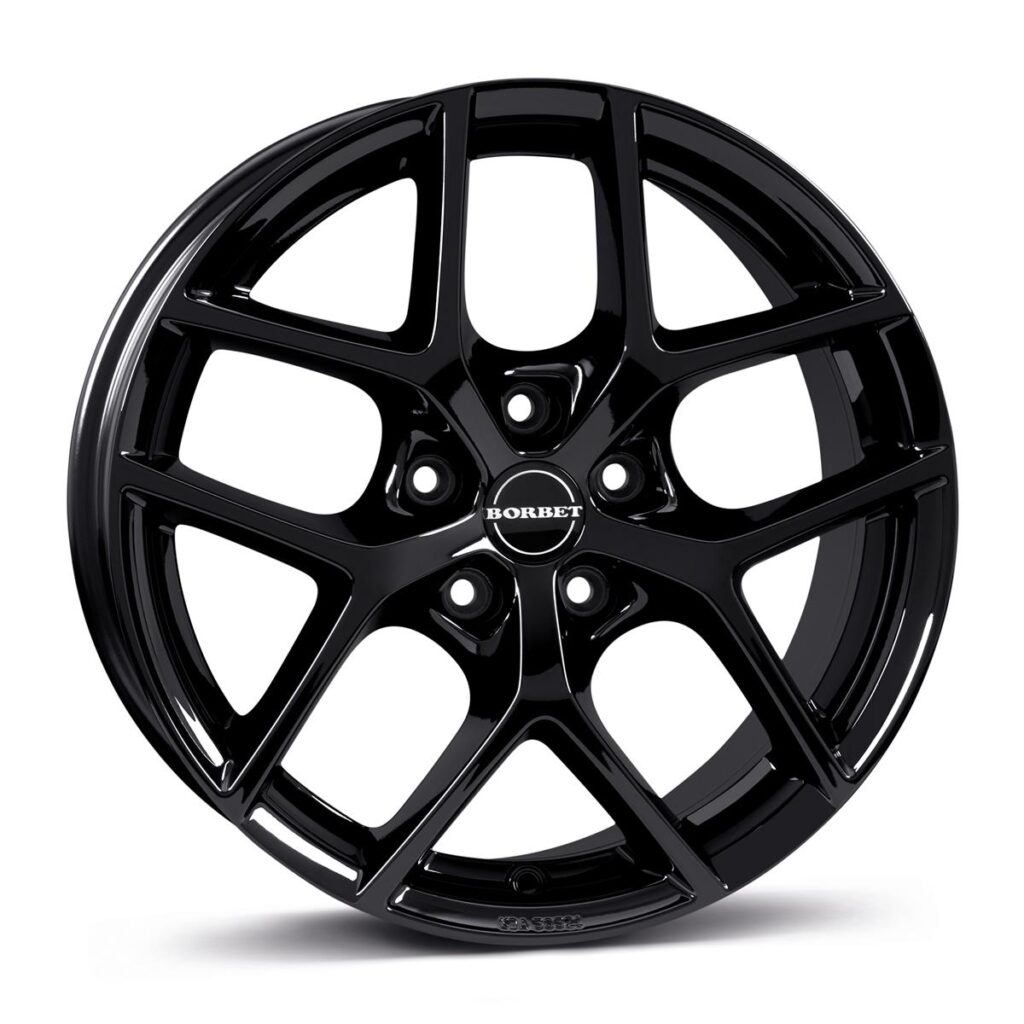 BORBET Y Black Glossy 7x17 5/114,3 ET30 CB72.5 60°