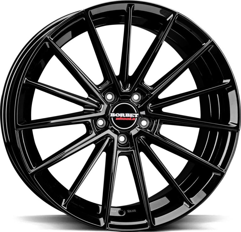 BORBET FB2DC Black Glossy 9x20 5/112 ET20 CB72.5 60°