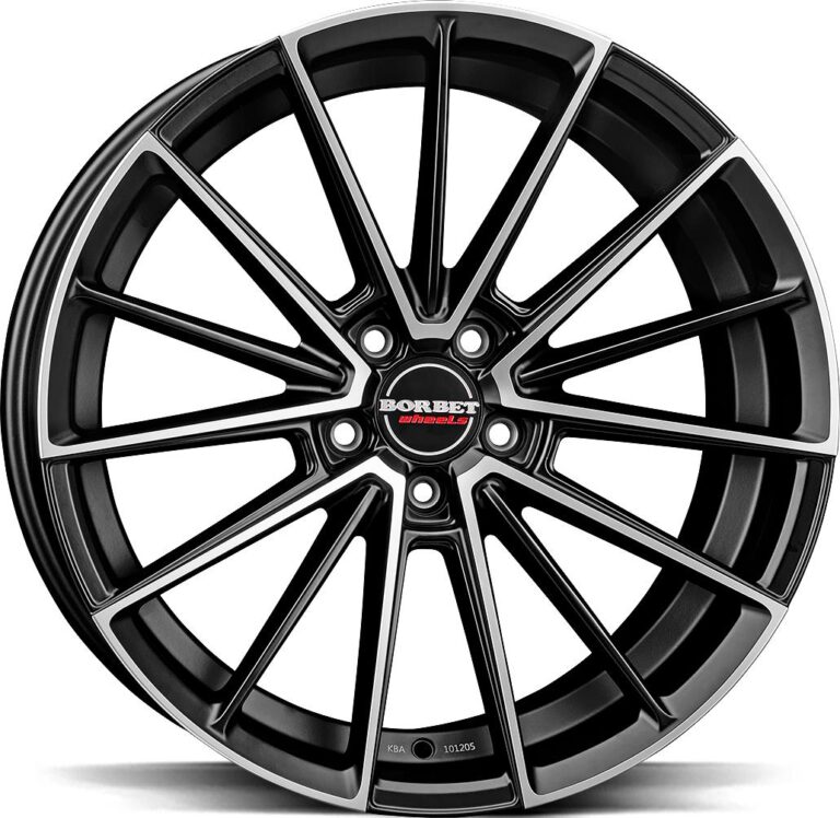 BORBET FB2DC Black Polished Matt 9x20 5/112 ET20 CB72.5 60°