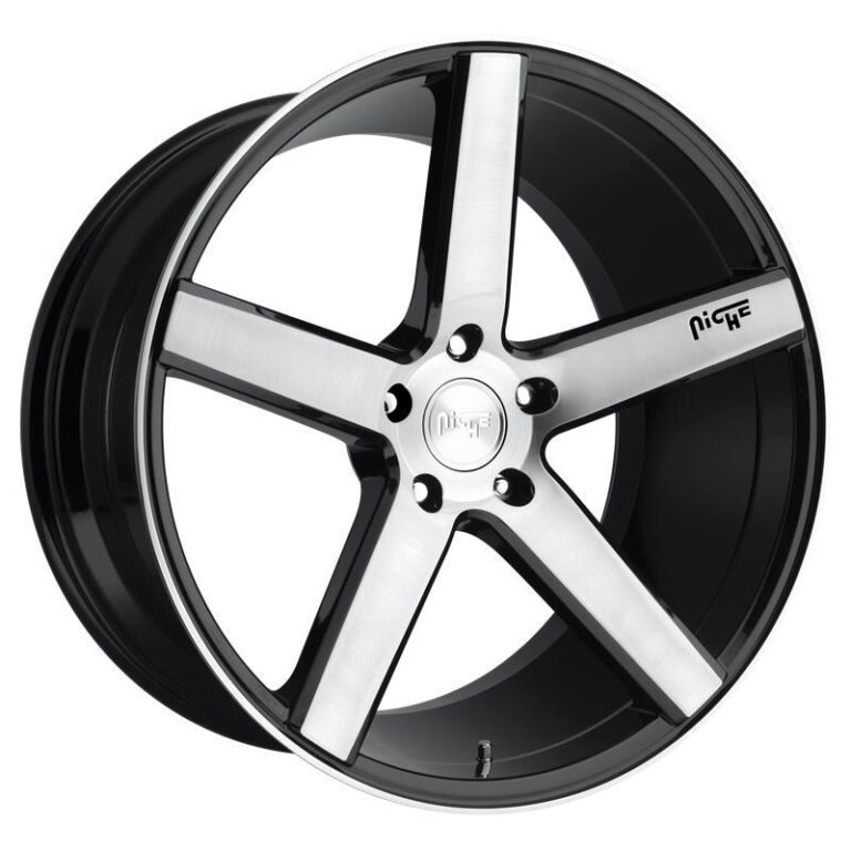 NC124 GLOSS BLACK BRUSHED 8,5x20 5/120 ET35 CB72.6 60°