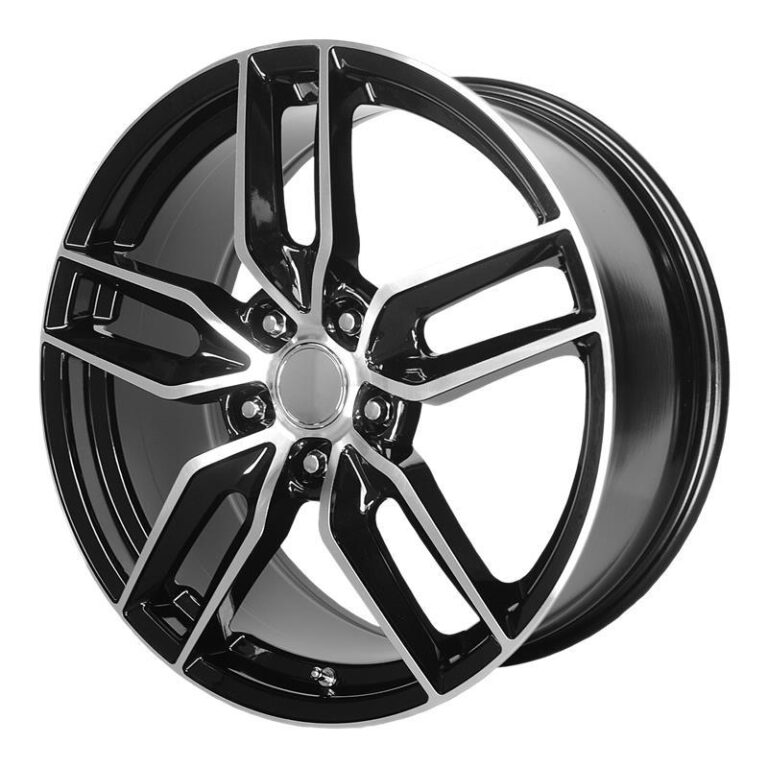 PR160 Gloss Black with Machined Spokes 10x19 5/120,65 ET78 CB70.3 60°