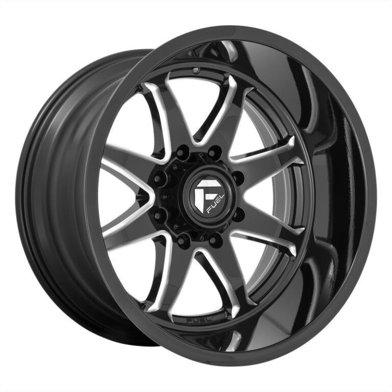 FC749 Gloss Black Milled 10x20 8/165,1 ET-18 CB125.2 60°