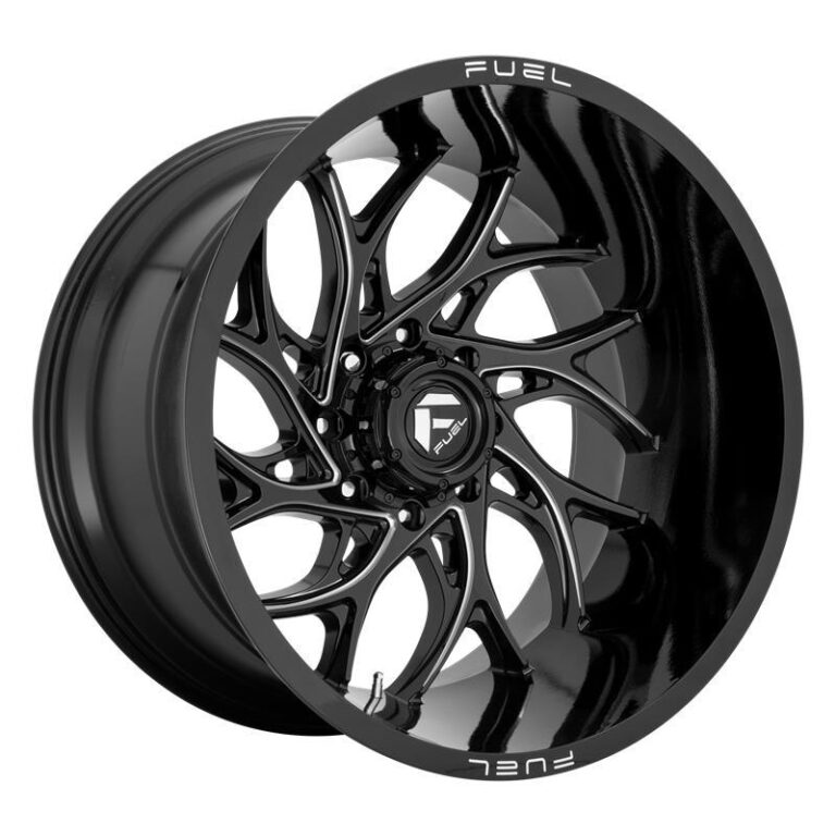 D741 RUNNER GLOSS BLACK MILLED 8,25x22 8/200 ET-202 CB142.2 60°