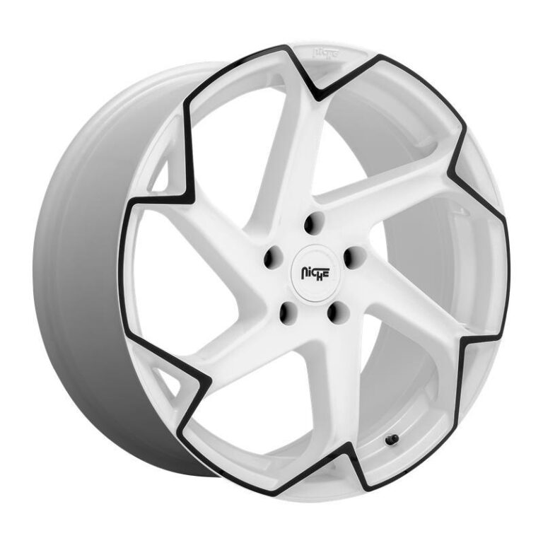 M257 FLASH GLOSS WHITE W/ BLACK 10,5x20 5/112 ET27 CB66.5 60°