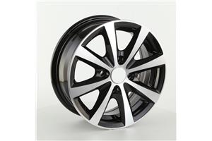 Alu. Trailer blackpol4 5x13 4/100 ET30 CB57.1 60°