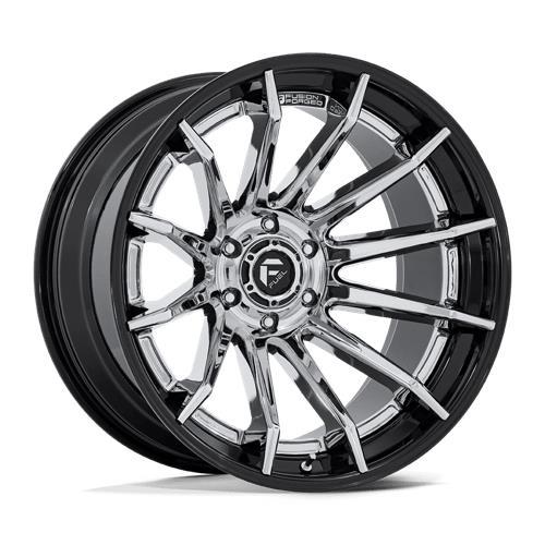 FC403 BURN CHROME W/ GLOSS BLACK LIP 9x20 6/139,7 ET1 CB106.1 60°