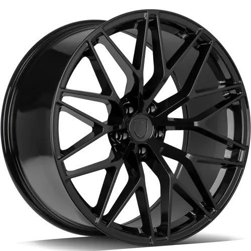 GLORY Black Glossy 10x22 5/130 ET48 CB71.6 60°