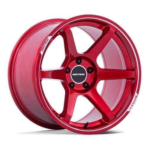 MR160 BATTLE VI CHERRY RED METALLIC W/ MACHINED LI 8,5x18 5/114,3 ET35 CB72.6 60°