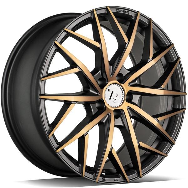 SSF-1 Black Glossy Gold Front 7,5x17 5/112 ET40 CB66.6 60°