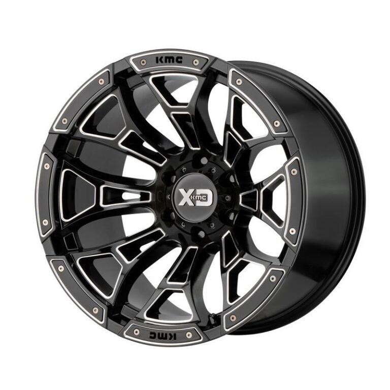 XD841 Gloss Black Milled 9x18 5/114,3 ET0 CB78.0 60°