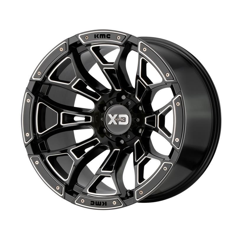 XD841 Gloss Black Milled 9x18 5/114,3 ET0 CB78.0 60°