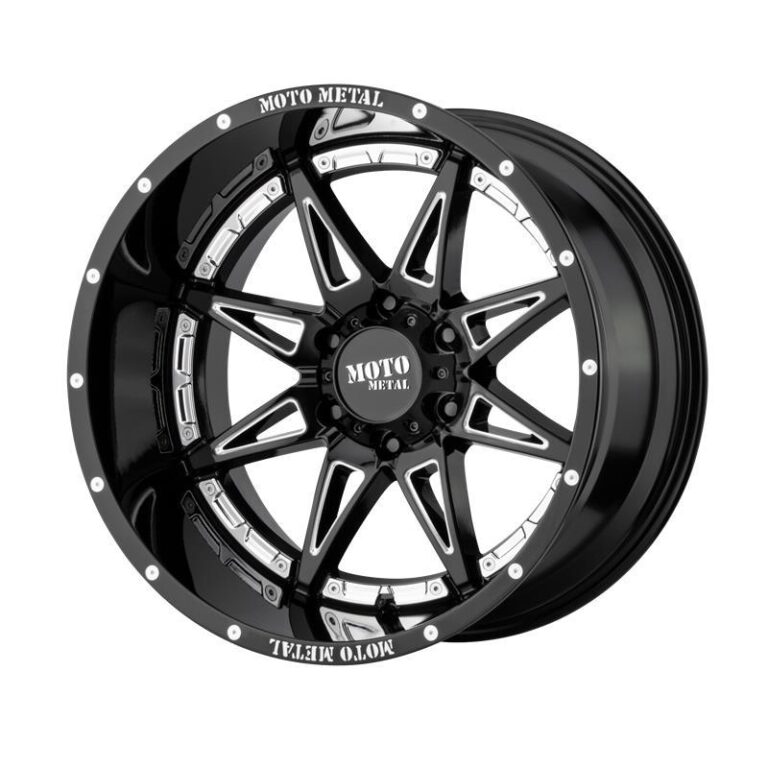 MO993 Gloss Black Milled 8,5x18 6/139,7 ET18 CB106.3 60°