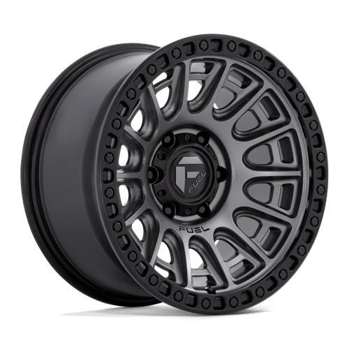 D835 CYCLE MATTE GUNMETAL W/ BLACK RING 9x17 5/127 ET-12 CB71,5 60°