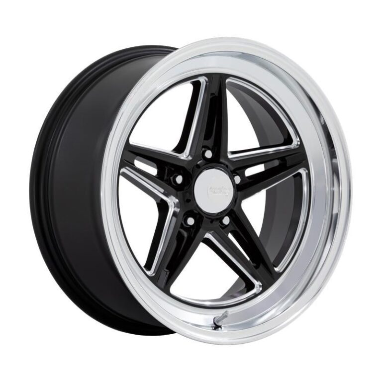 VN514 GROOVE GLOSS BLACK W/ DIAMOND CUT LIP 7x18 5/120,65 ET0 CB72.6 60°