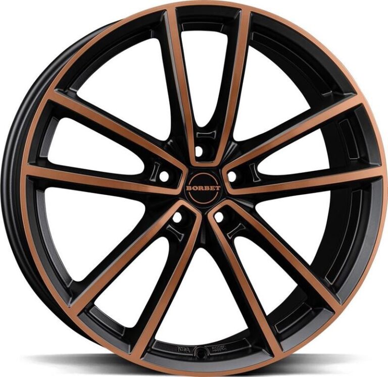 BORBET W Black Copper Polished Matt 8x20 5/112 ET41 CB57,1 R13